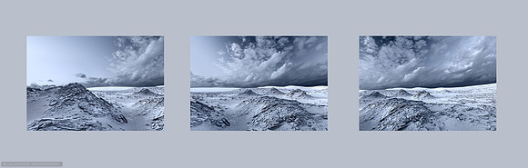 A Break in the Rain VII - Triptych